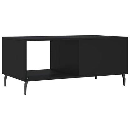 Tavolino da Salotto Nero 90x50x40 cm in Legno Multistrato - homemem39