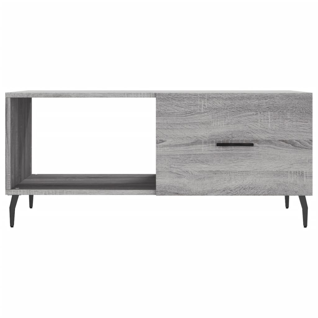 Tavolino da Salotto Grigio Sonoma 90x50x40 cm Legno Multistrato - homemem39