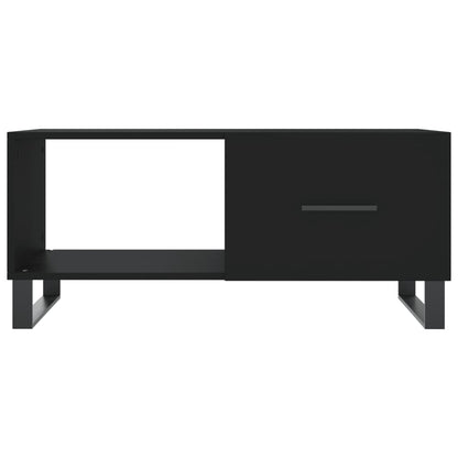 Tavolino da Salotto Nero 90x50x40 cm in Legno Multistrato - homemem39