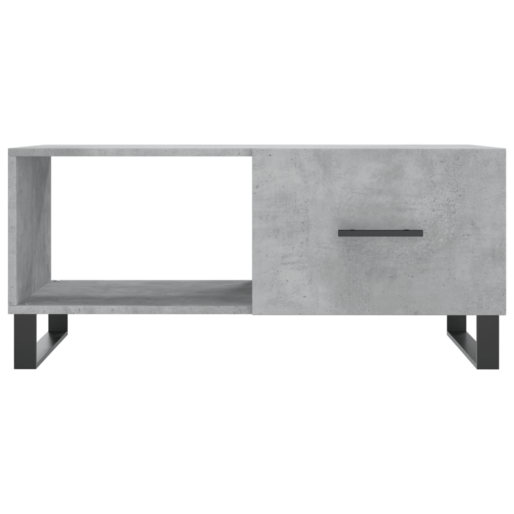 Tavolino da Salotto Grigio Cemento 90x50x40cm Legno Multistrato - homemem39