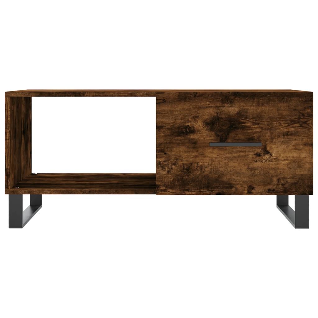 Tavolino da Salotto Rovere Fumo 90x50x40cm in Legno Multistrato - homemem39