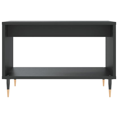 Tavolino da Salotto Nero 60x50x40 cm in Legno Multistrato - homemem39