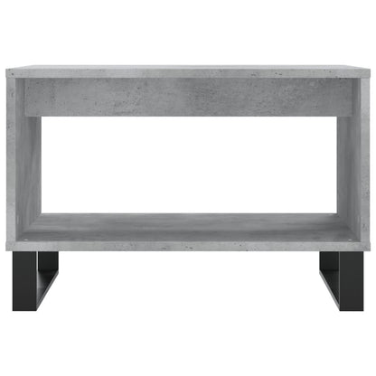 Tavolino da Salotto Grigio Cemento 60x50x40cm Legno Multistrato - homemem39