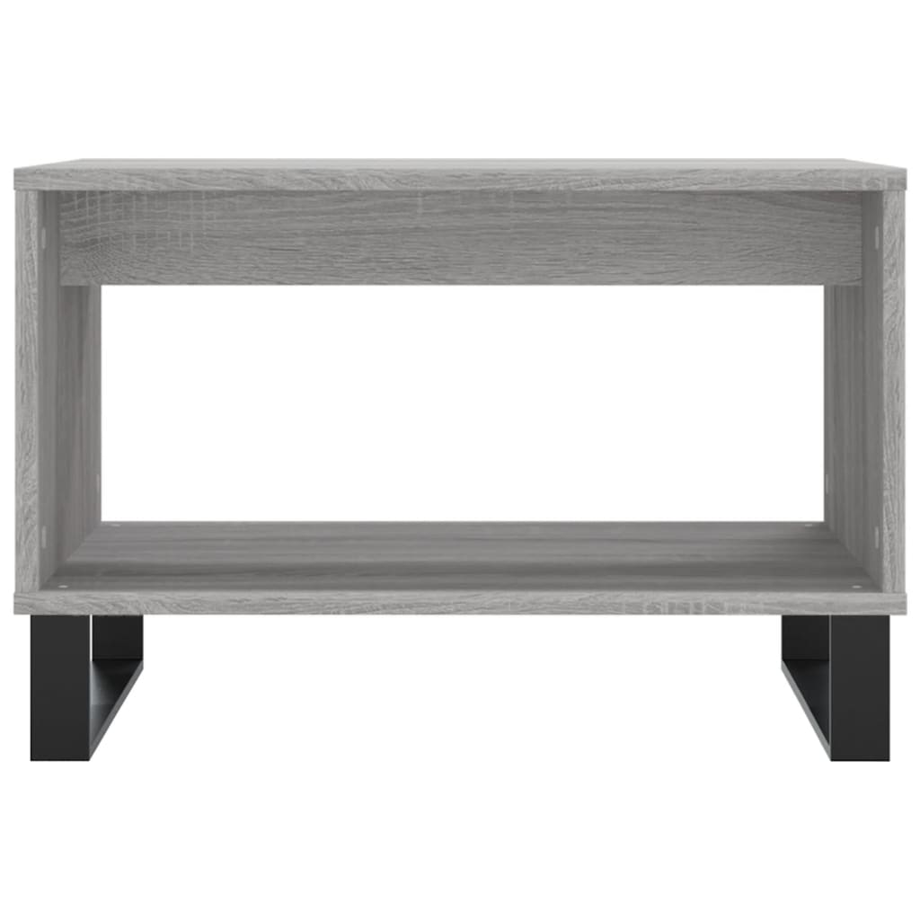 Tavolino da Salotto Grigio Sonoma 60x50x40 cm Legno Multistrato - homemem39