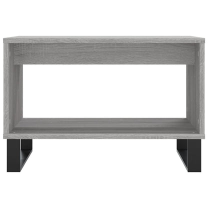 Tavolino da Salotto Grigio Sonoma 60x50x40 cm Legno Multistrato - homemem39