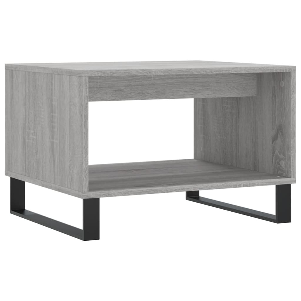 Tavolino da Salotto Grigio Sonoma 60x50x40 cm Legno Multistrato - homemem39