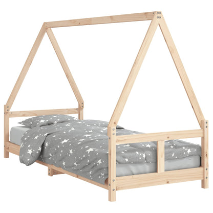 Giroletto per Bambini 80x200 cm in Legno Massello di Pino - homemem39