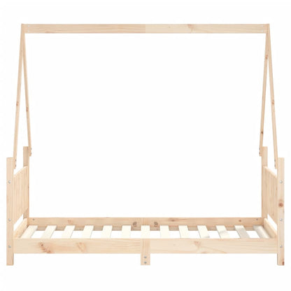 Giroletto per Bambini 80x160 cm in Legno Massello di Pino - homemem39