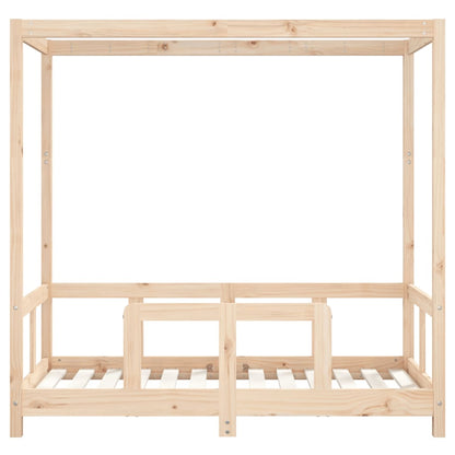 Giroletto per Bambini 70x140 cm in Legno Massello di Pino - homemem39