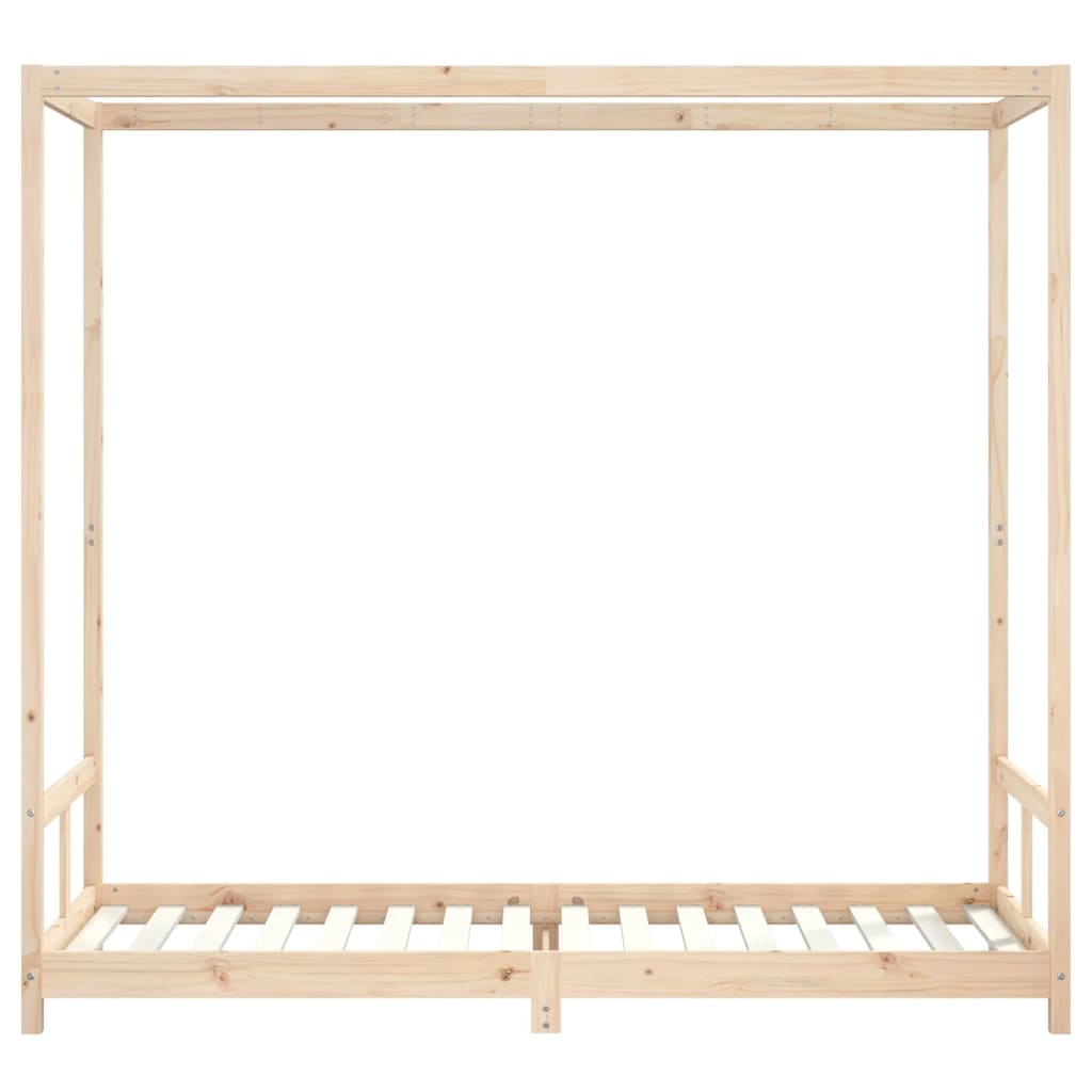 Giroletto per Bambini 80x200 cm in Legno Massello di Pino - homemem39