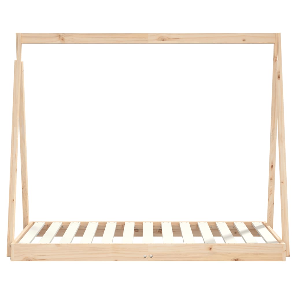 Giroletto per Bambini 70x140 cm in Legno Massello di Pino - homemem39