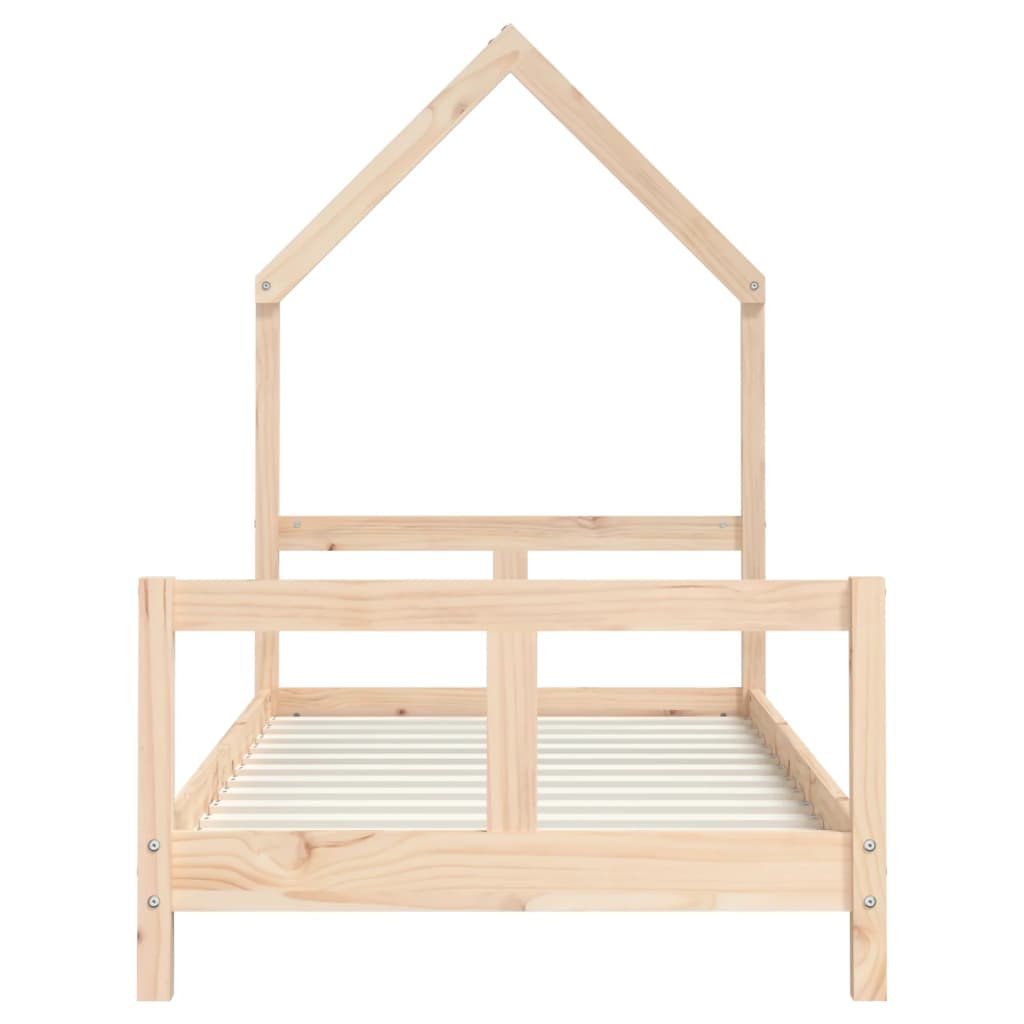 Giroletto per Bambini 80x160 cm in Legno Massello di Pino - homemem39