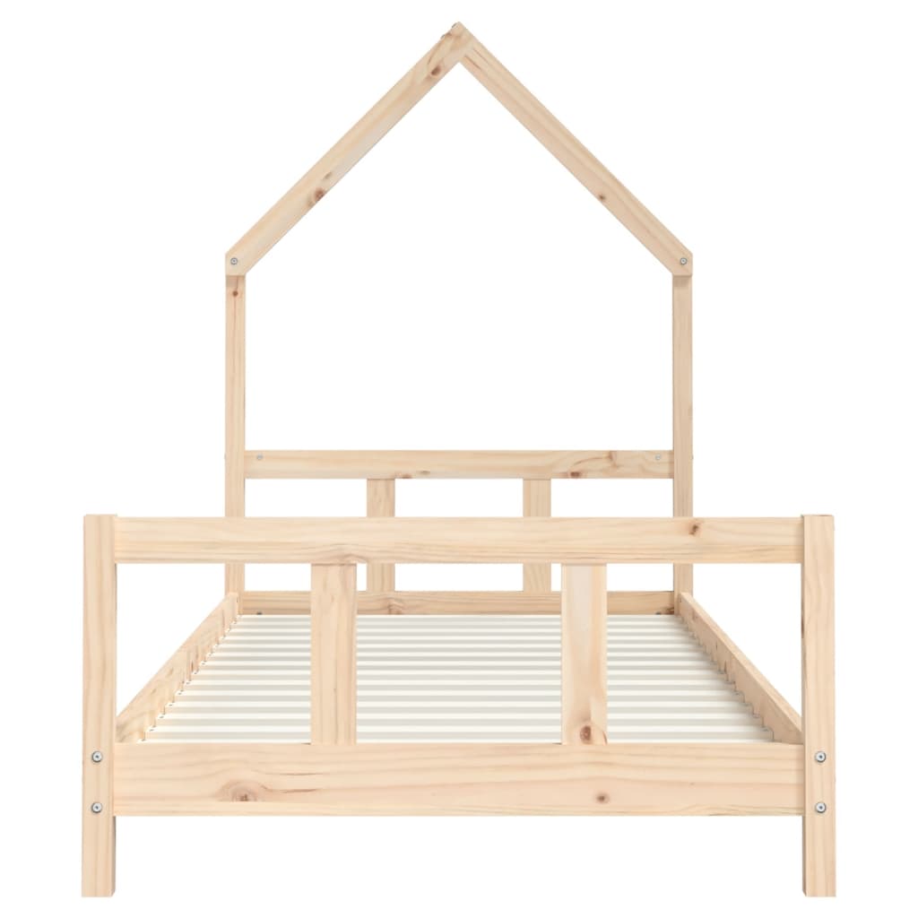 Giroletto per Bambini 90x200 cm in Legno Massello di Pino - homemem39