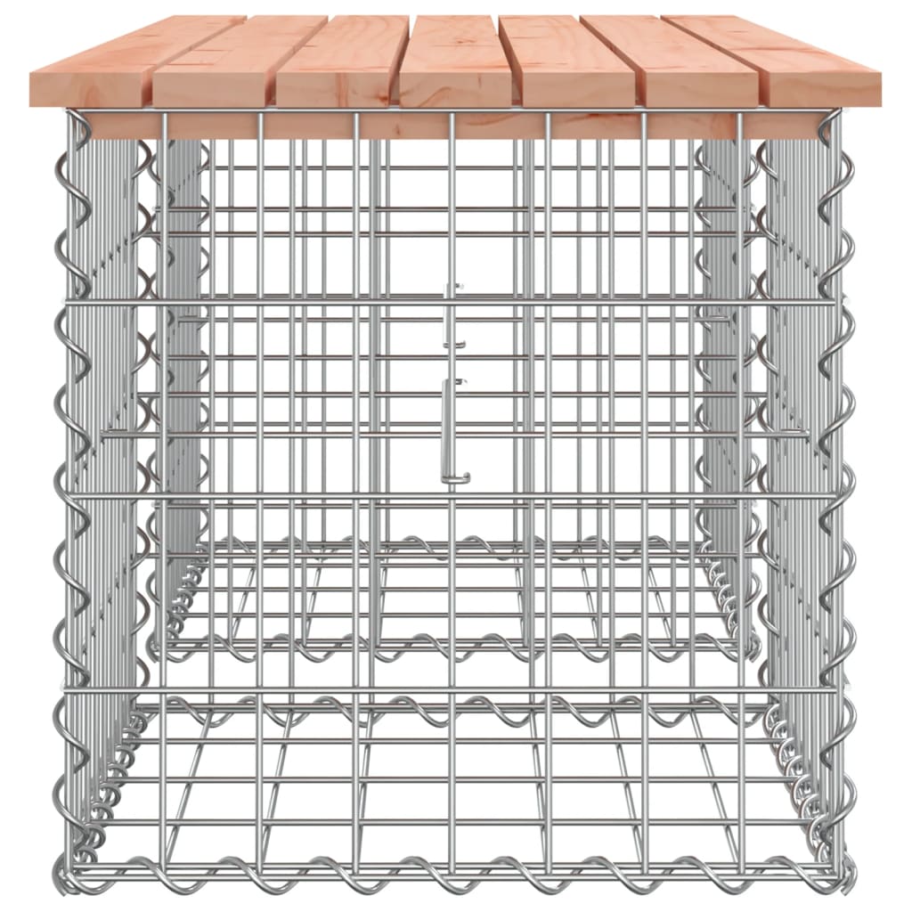 Panca da Giardino Design Gabbione 103x44x42 cm Massello Douglas - homemem39