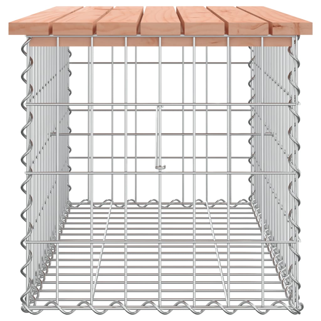 Panca Giardino Design Gabbione 83x44x42 cm Massello Douglas - homemem39