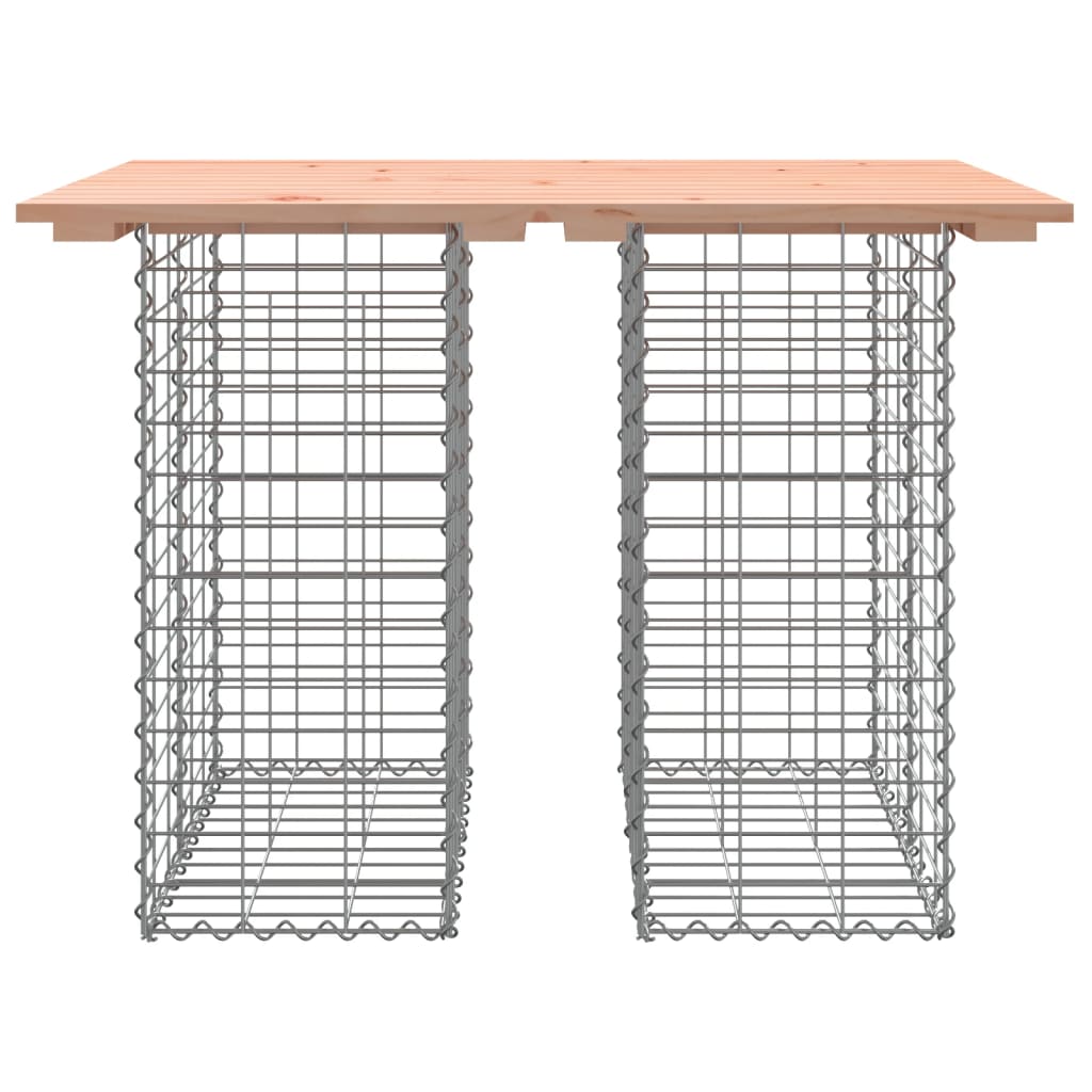 Panca da Giardino Design Gabbione 100x70x72 cm Massello Douglas - homemem39