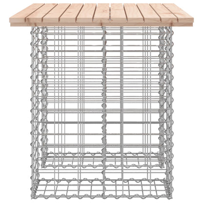 Panca Giardino Design Gabbione 100x70x72 cm Legno Massello Pino - homemem39