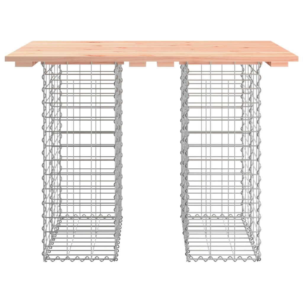 Panca da Giardino Design Gabbione 100x70x72 cm Massello Douglas - homemem39