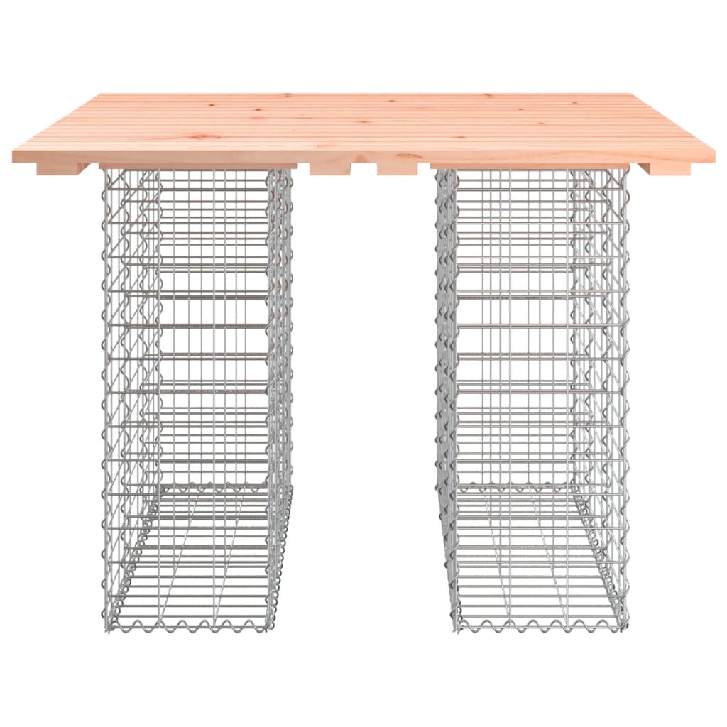 Panca da Giardino Design Gabbione 100x102x72cm Massello Douglas - homemem39