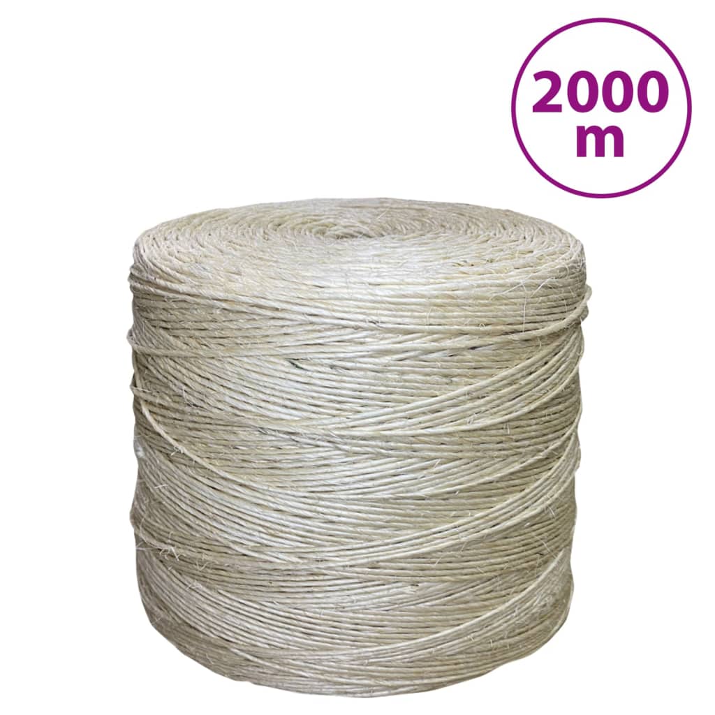 Corda in Sisal 100% 3 mm 2000 m - homemem39