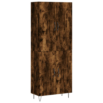 Credenza Rovere Fumo  69,5x34x180 cm in Legno Multistrato - homemem39