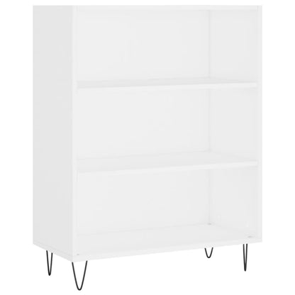 Credenza Bianca 69,5x34x180 cm in Legno Multistrato - homemem39