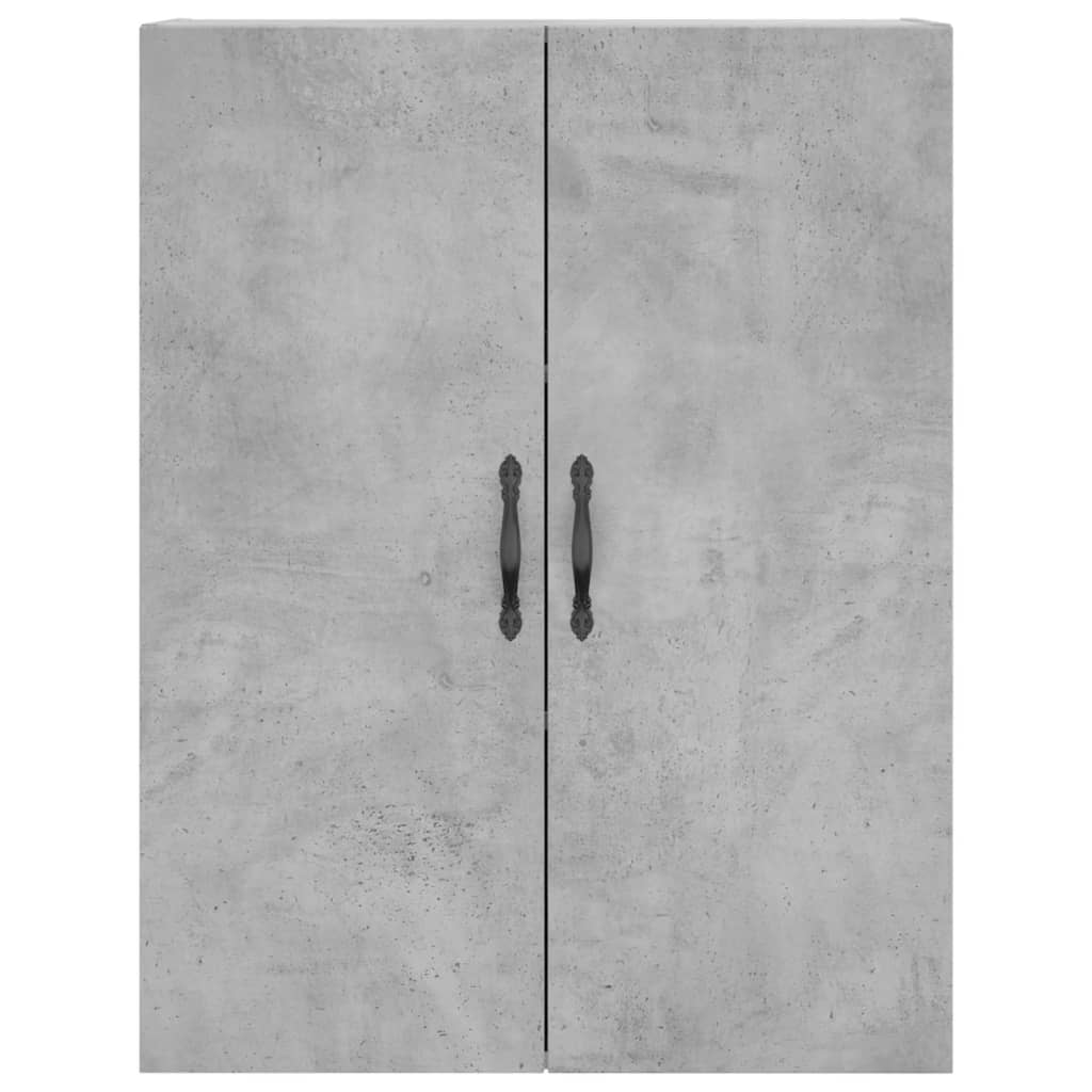 Credenza Grigio Cemento 69,5x34x180 cm in Legno Multistrato - homemem39