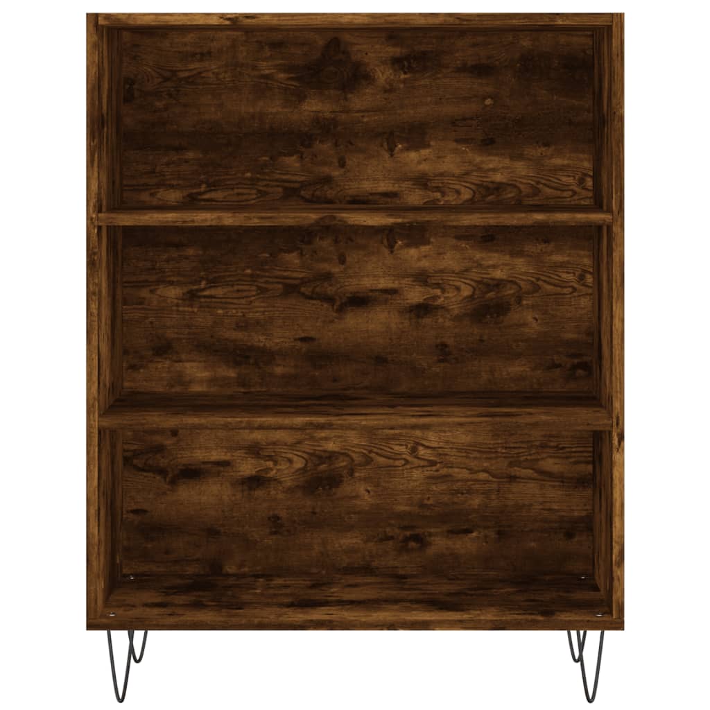 Credenza Rovere Fumo  69,5x34x180 cm in Legno Multistrato - homemem39