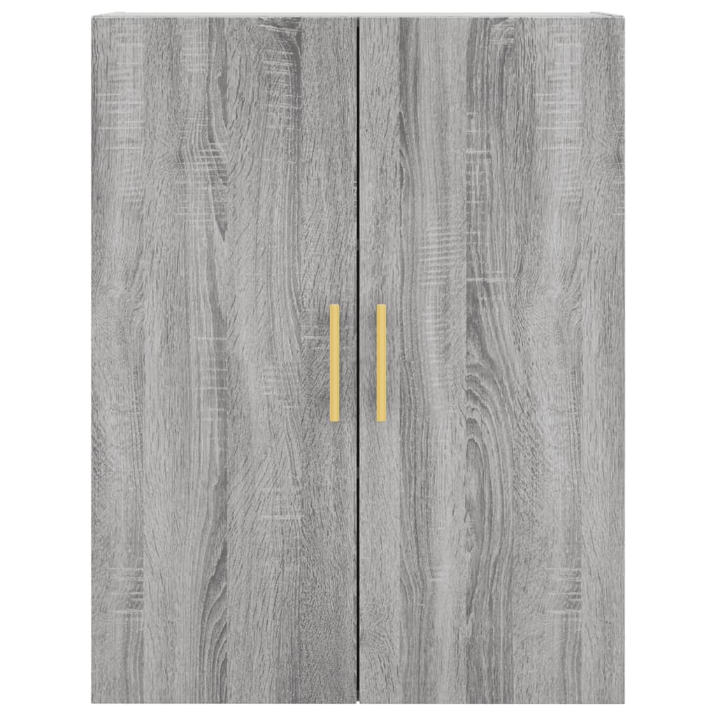 Credenza Grigio Sonoma 69,5x34x180 cm in Legno Multistrato - homemem39