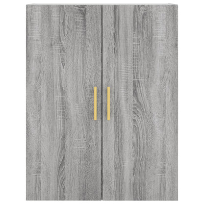 Credenza Grigio Sonoma 69,5x34x180 cm in Legno Multistrato - homemem39