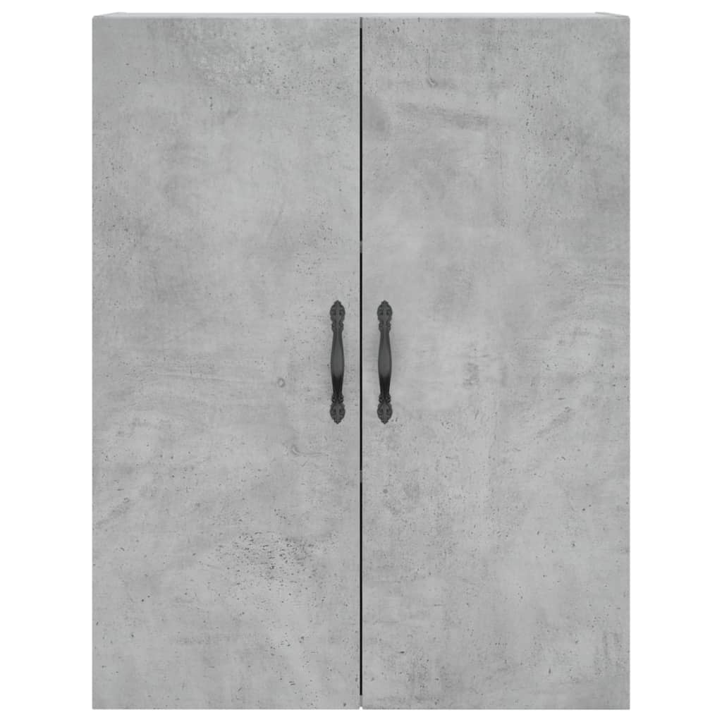 Credenza Grigio Cemento 69,5x34x180 cm in Legno Multistrato - homemem39