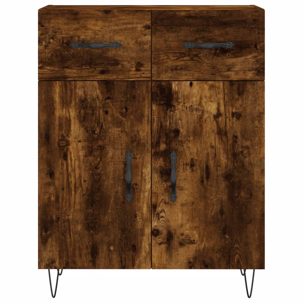 Credenza Rovere Fumo  69,5x34x180 cm in Legno Multistrato - homemem39