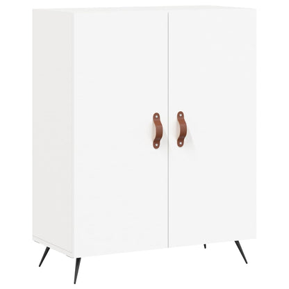 Credenza Bianca 69,5x34x180 cm in Legno Multistrato - homemem39