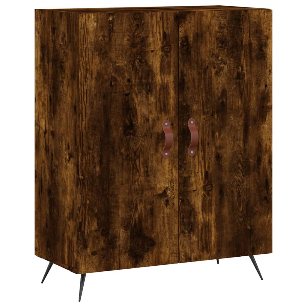 Credenza Rovere Fumo  69,5x34x180 cm in Legno Multistrato - homemem39