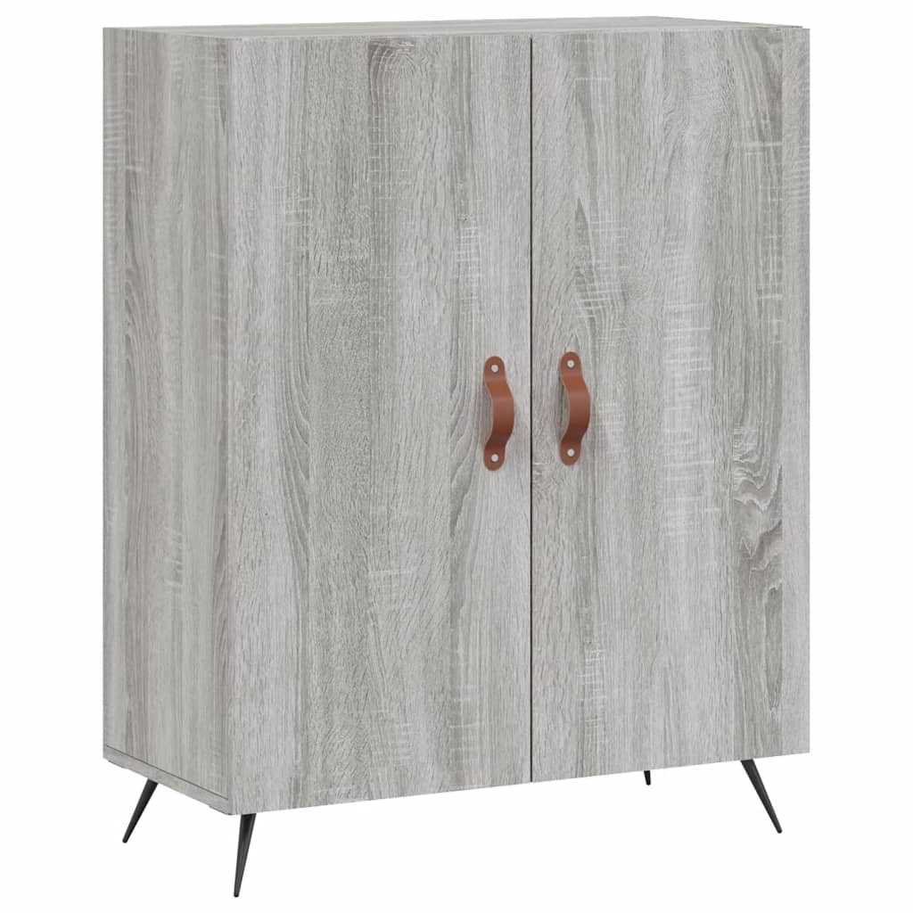 Credenza Grigio Sonoma 69,5x34x180 cm in Legno Multistrato - homemem39