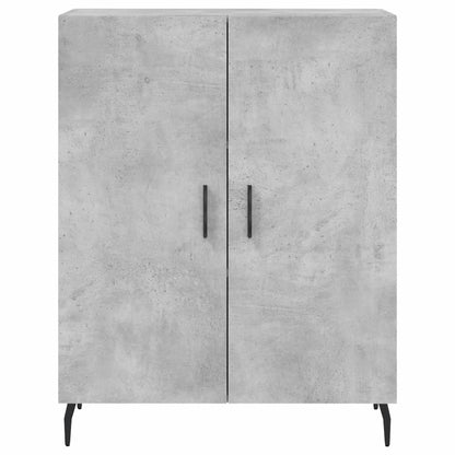 Credenza Grigio Cemento 69,5x34x180 cm in Legno Multistrato - homemem39