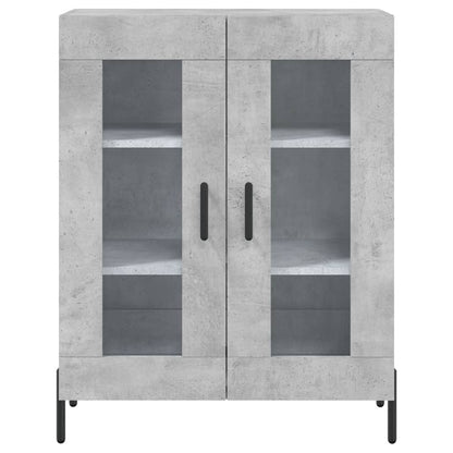 Credenza Grigio Cemento 69,5x34x180 cm in Legno Multistrato - homemem39