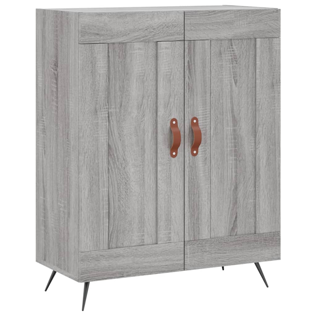 Credenza Grigio Sonoma 69,5x34x180 cm in Legno Multistrato - homemem39