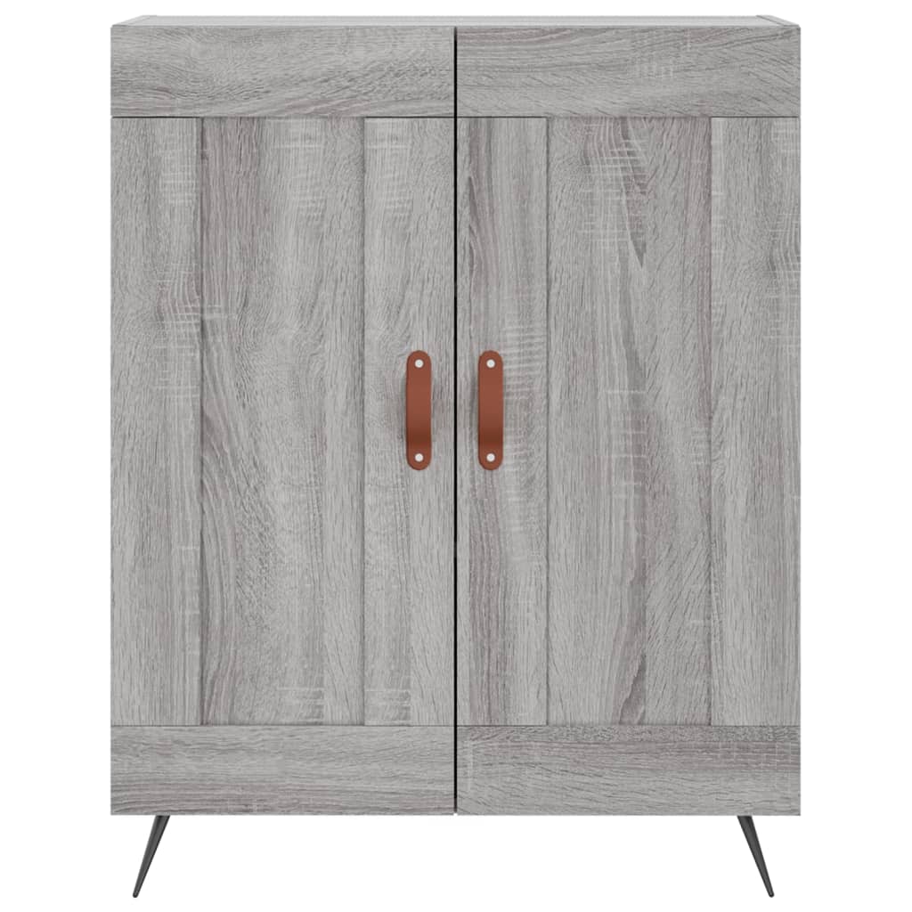 Credenza Grigio Sonoma 69,5x34x180 cm in Legno Multistrato - homemem39