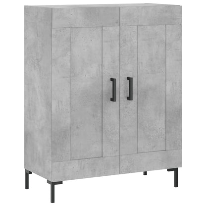 Credenza Grigio Cemento 69,5x34x180 cm in Legno Multistrato - homemem39