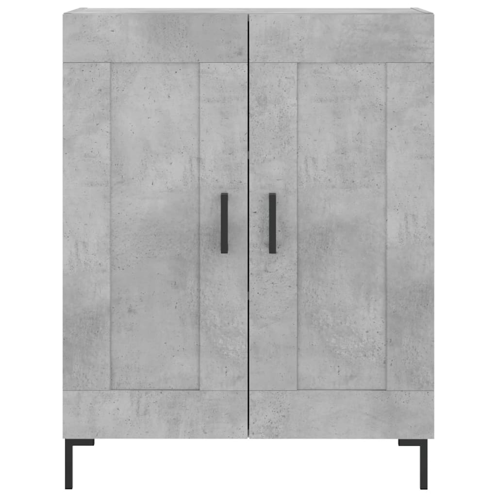 Credenza Grigio Cemento 69,5x34x180 cm in Legno Multistrato - homemem39