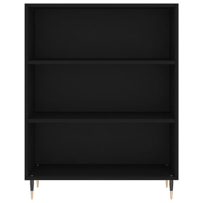 Credenza Nera 69,5x34x180 cm in Legno Multistrato - homemem39