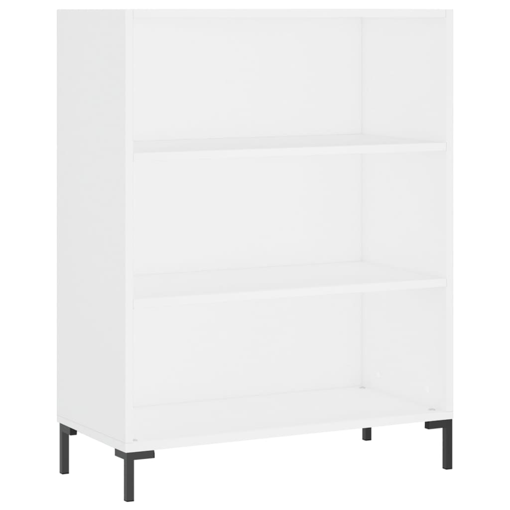 Credenza Bianca 69,5x34x180 cm in Legno Multistrato - homemem39