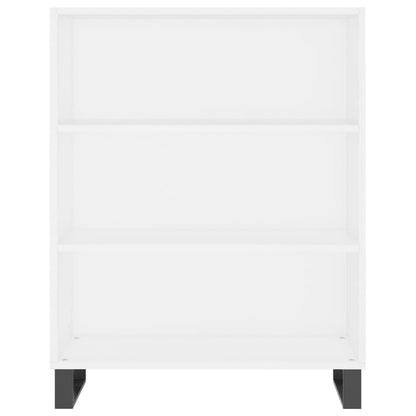 Credenza Bianca 69,5x34x180 cm in Legno Multistrato - homemem39