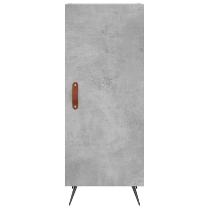 Credenza Grigio Cemento 34,5x34x180 cm in Legno Multistrato - homemem39