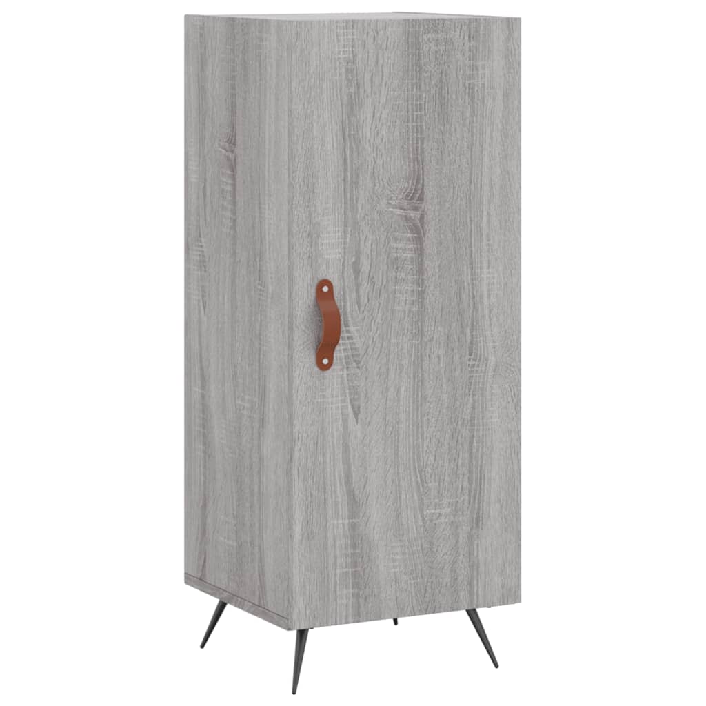 Credenza Grigio Sonoma 34,5x34x180 cm in Legno Multistrato - homemem39