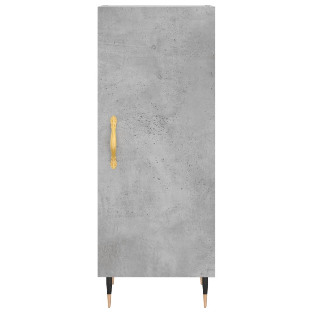 Credenza Grigio Cemento 34,5x34x180 cm in Legno Multistrato - homemem39