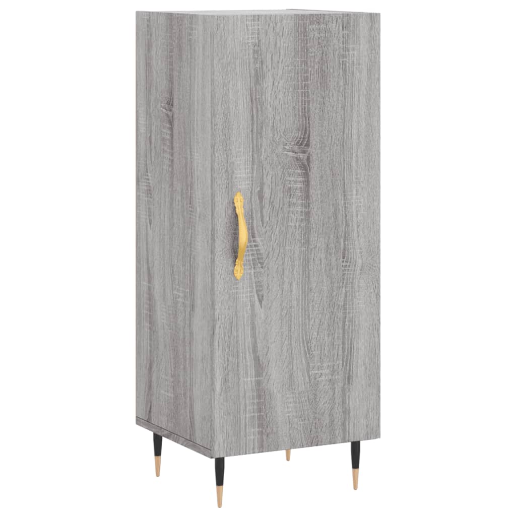 Credenza Grigio Sonoma 34,5x34x180 cm in Legno Multistrato - homemem39