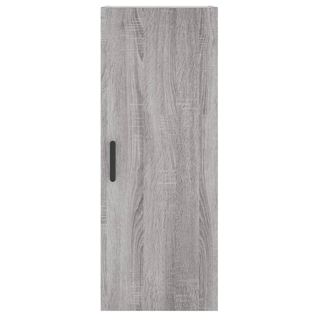 Credenza Grigio Sonoma 34,5x34x180 cm in Legno Multistrato - homemem39