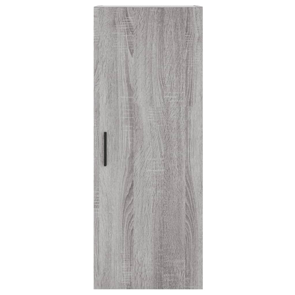 Credenza Grigio Sonoma 34,5x34x180 cm in Legno Multistrato - homemem39